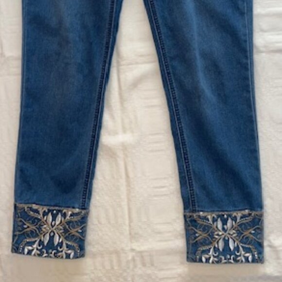 HYDRAULIC | Jeans Embroidery & Crystal accents Size 10 - Picture 4 of 16